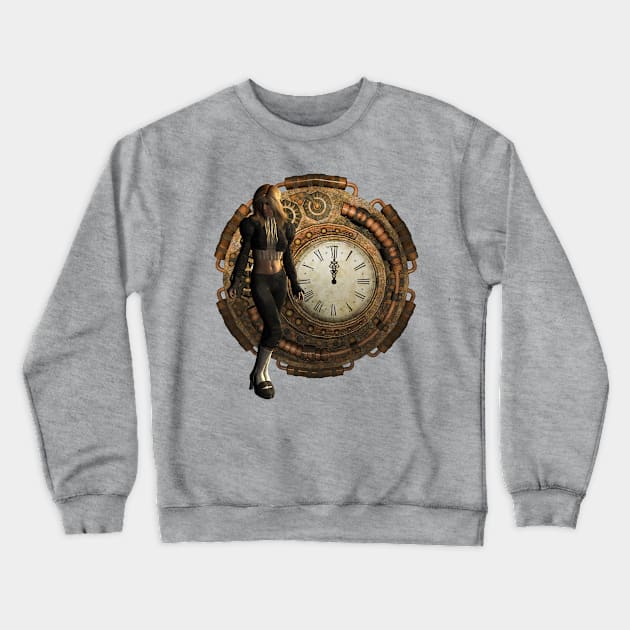 Wonderful steampunk design Crewneck Sweatshirt by Nicky2342